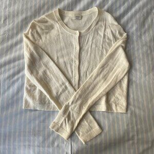 Aritzia Sicily Cardigan in Light Birch